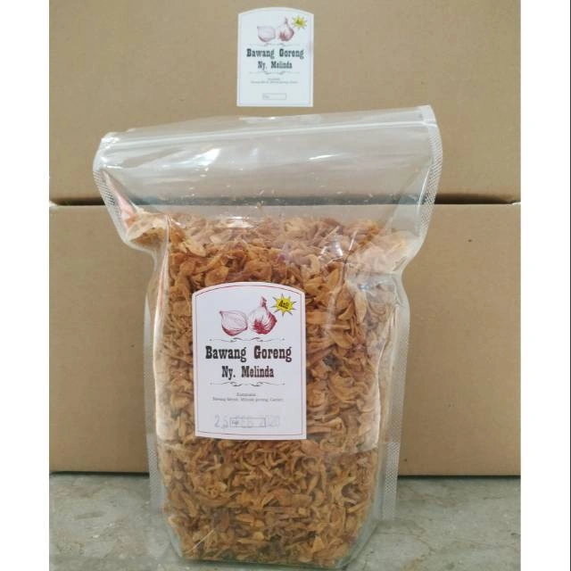 BAWANG GORENG ORIGINAL 250 GRAM PACKING PLASTIK