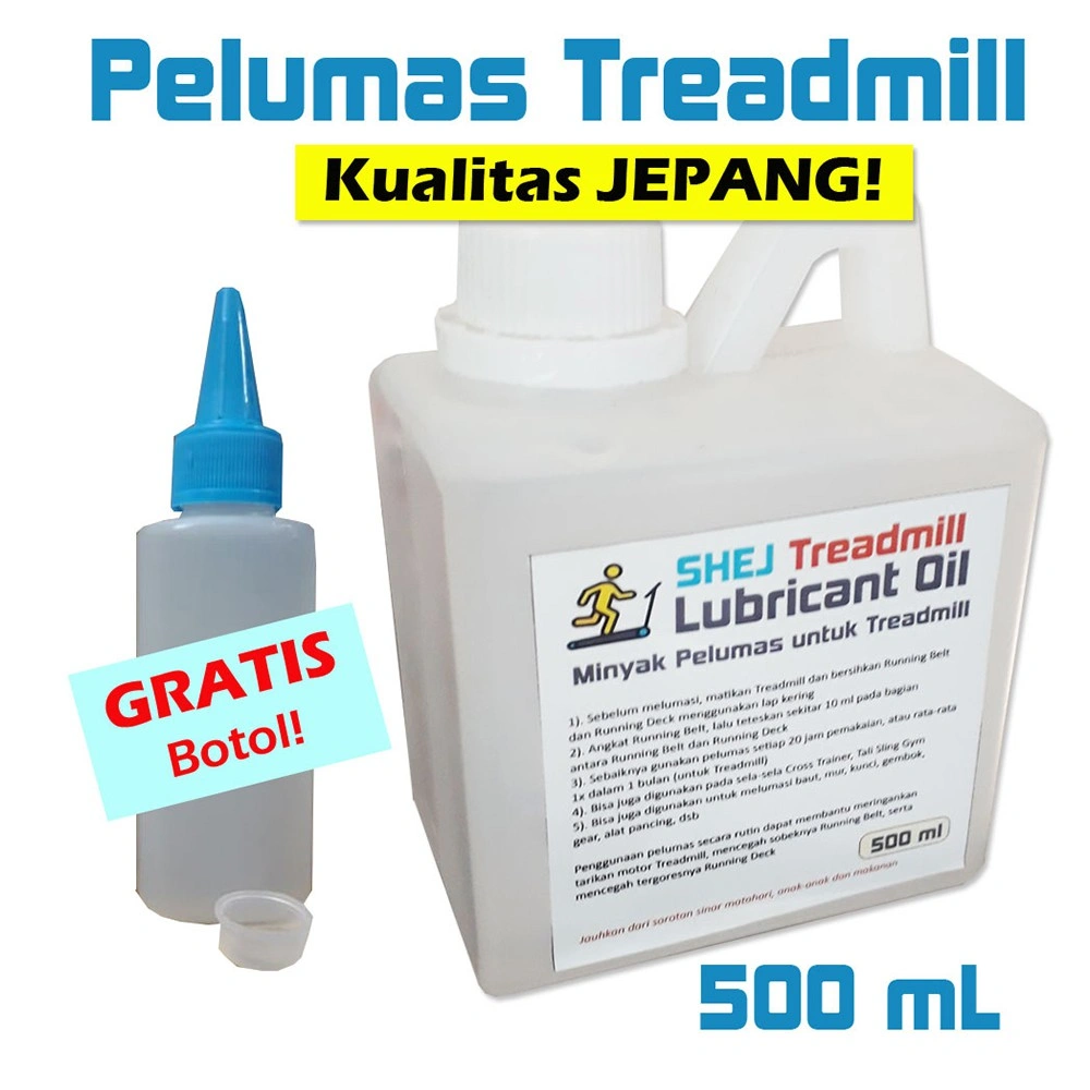 Minyak Pelumas Treadmill (Lubricant Silicone Oil) 500 mL - SHEJ Treadmill Oil / Silikon Oil