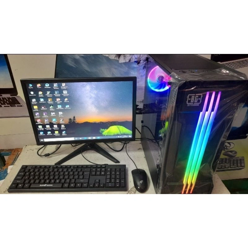 paket pc lengkap ram 16gb free wifi online game desain