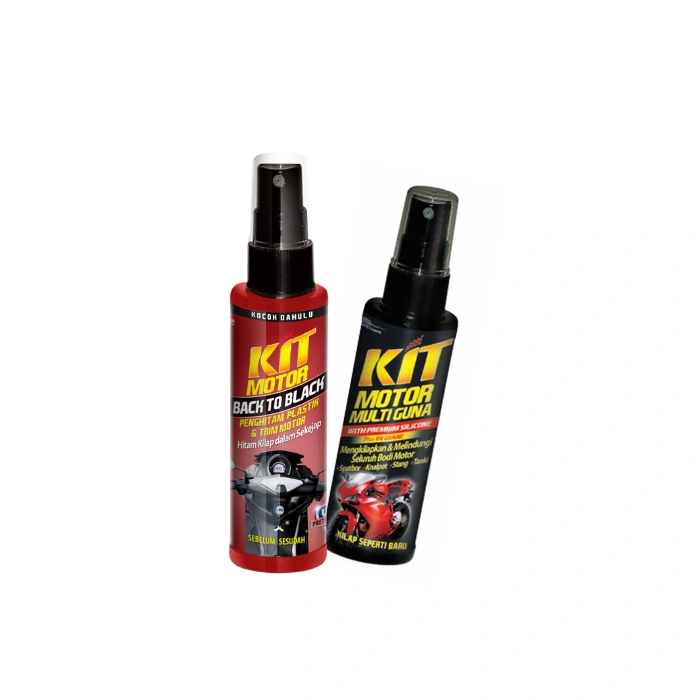 Paket Kit Motor Back to Black + Kit Motor Multiguna Spray 100 ml