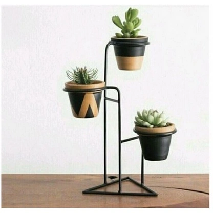 Bayar Cod/Rak Pot Bunga Besi Minimalis Ring 3 / Rak Pot Minimalis / Rak Bunga Minimalis /Rak Pot Bunga/ Rak Bunga Murah / Pot Standing Besi/Rak Tanaman