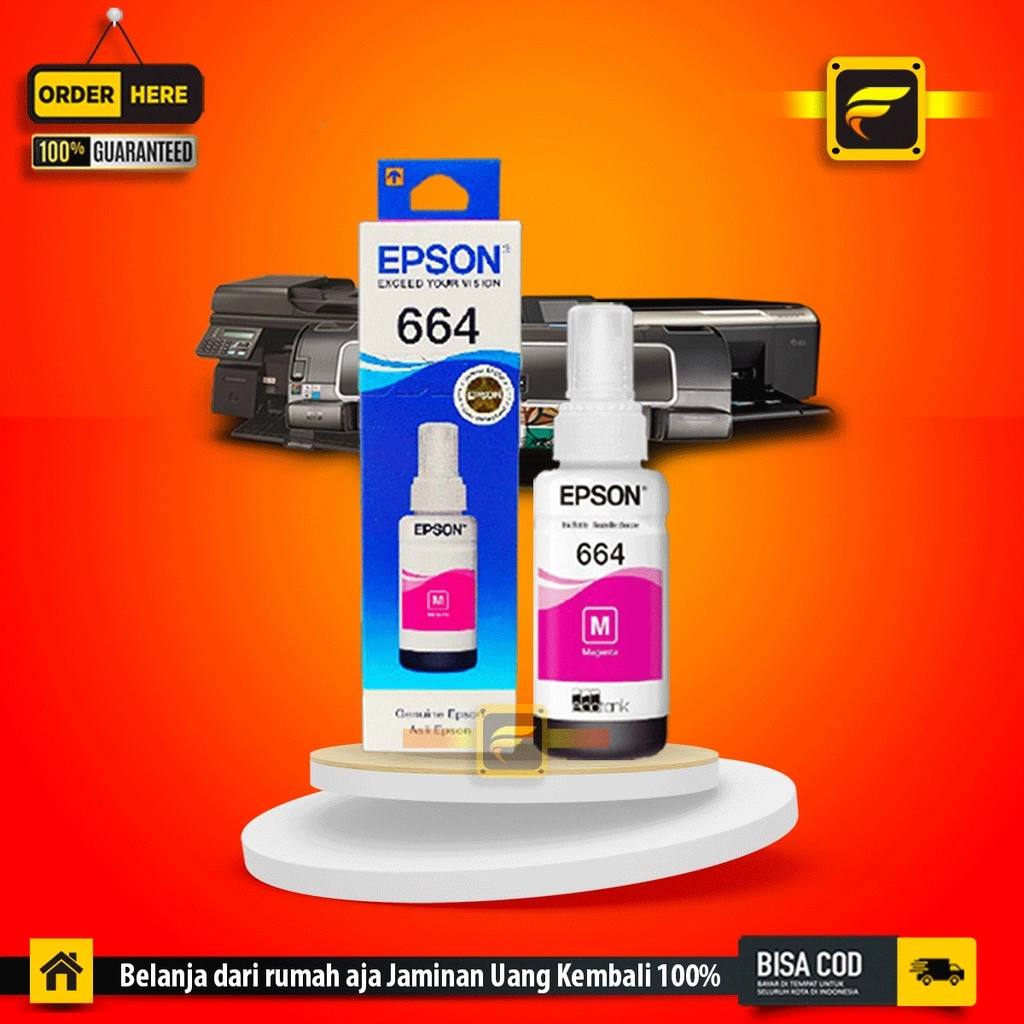 Tinta Epson 664 magenta SERIES L360 L120 L110 L210 L220 L310 L850 L805 L1800 L800 L362 L365 L365 L366 L375