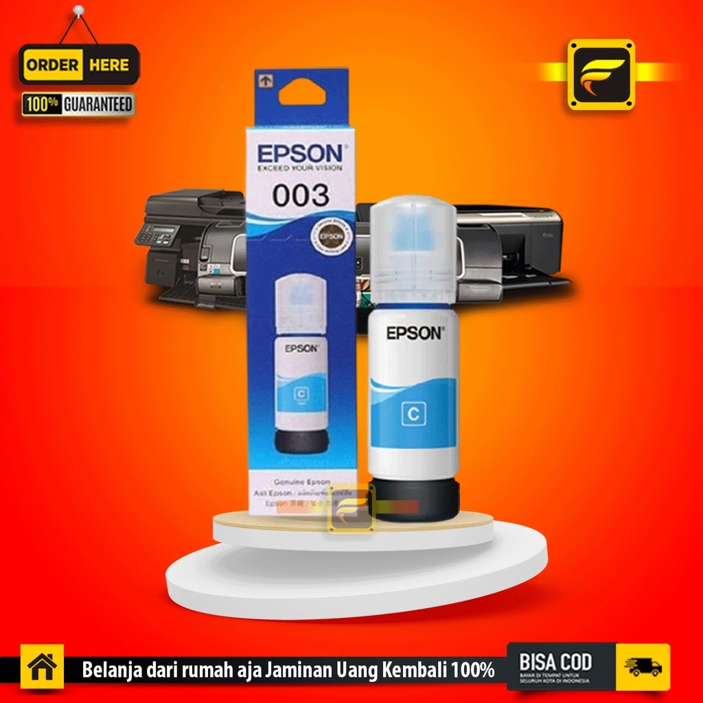 Tinta Epson 003 cyan SERIES L3110 L3150 L3100 L1110 L3101 L5190