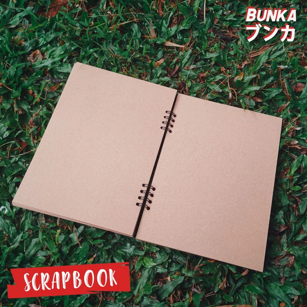 Scrapbook Aesthetic Album vintage buku catatan story book kado anniversary valentine cowok cewek murah Vertical 8 Ring