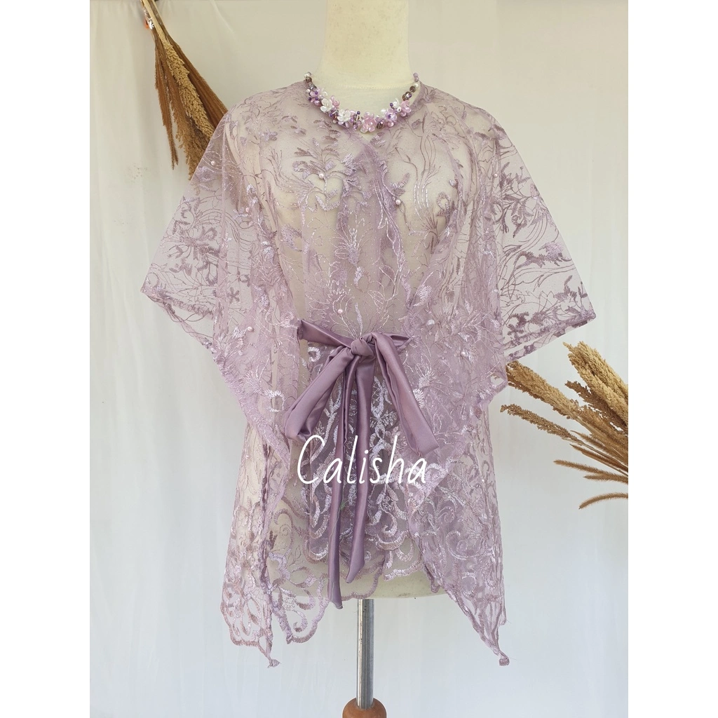 Gayatri Outer by Calisha CAPE BRUKAT OUTER TULLE CARDIGAN KEBAYA TULLE