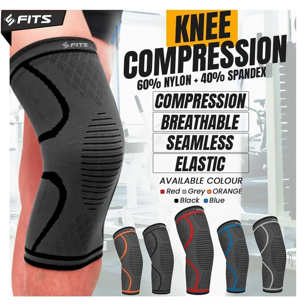 SFIDN FITS Knee Compression Pad Brace Support Double Loop Pelindung Lutut