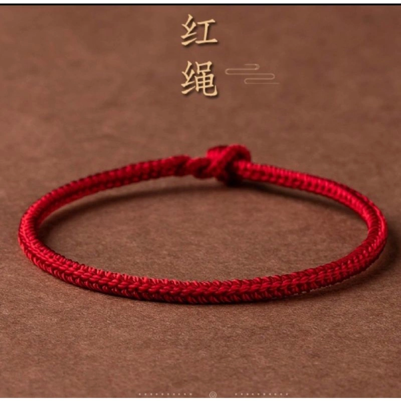 Gelang Merah Gelang Hoki Gelang Pebawa Hoki Simpul 8 Tali Tali nylon high hk3