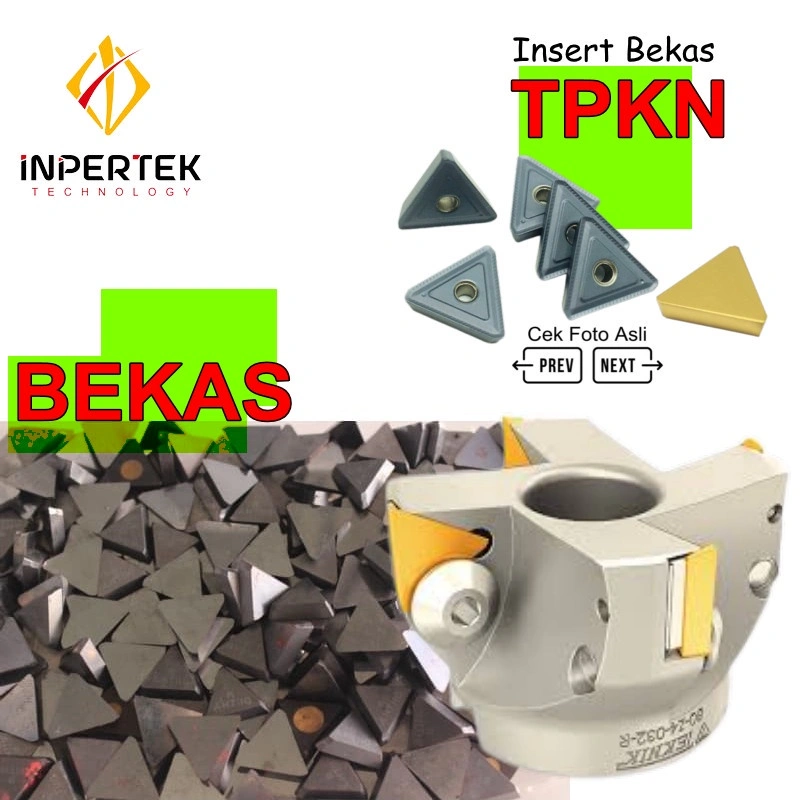 Insert TPKN11 TPKN16 TPKN22 Pisau Milling Insert Segi Tiga Insert Milling TPKN Betel Rapet TPKN