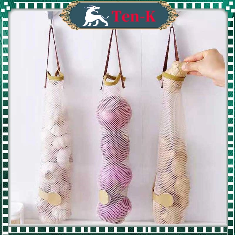 Kantong Jaring / Tas Jaring / Keranjang Jala Gantung Kantong Buah Bawang Sayuran