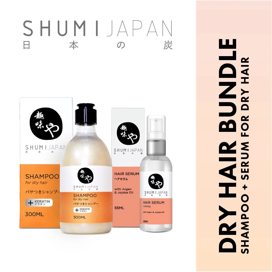 [BPOM] PAKET ANTI RAMBUT KERING! SHUMI Japan Hair Serum + Shampoo for Dry Hair / Treatment / Haircare / Masker Rambut / Shampo