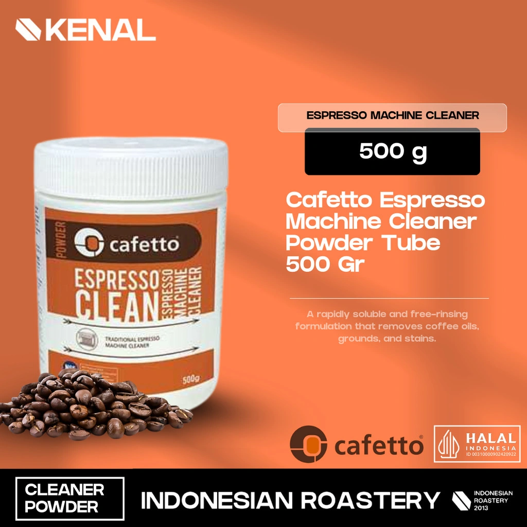 Cafetto Espresso Machine Cleaner Powder Tube 500 Gr