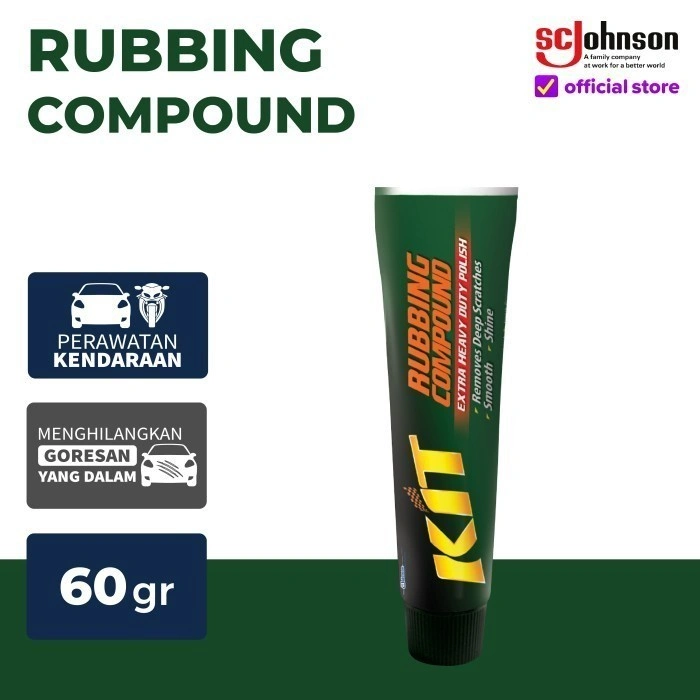 KIT Rubbing Compound 60gr - Penghilang Goresan & Noda Pada Body Kendaraan