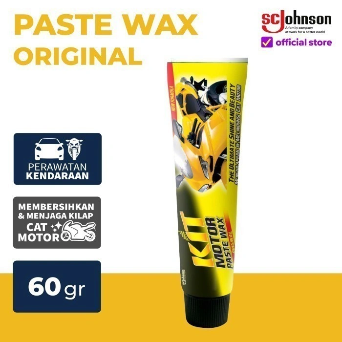 KIT Paste Wax Perawatan Motor / Mobil - Pengkilap Dan Penghilang Baret Halus