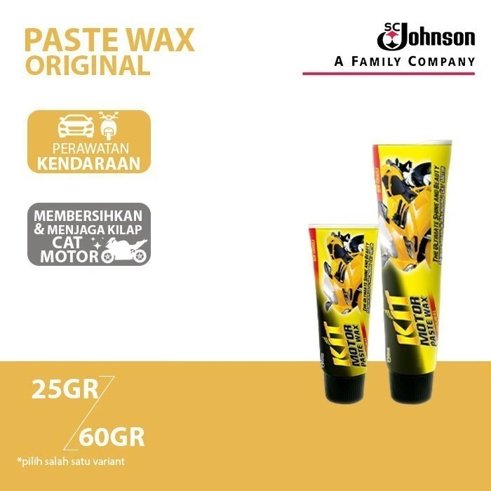 KIT Paste Wax Perawatan / Poles / Pengkilap Cat Body Motor