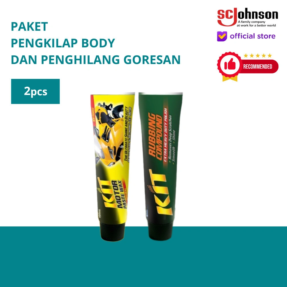KIT Paket Pengkilap dan Penghilang Goresan Body Motor