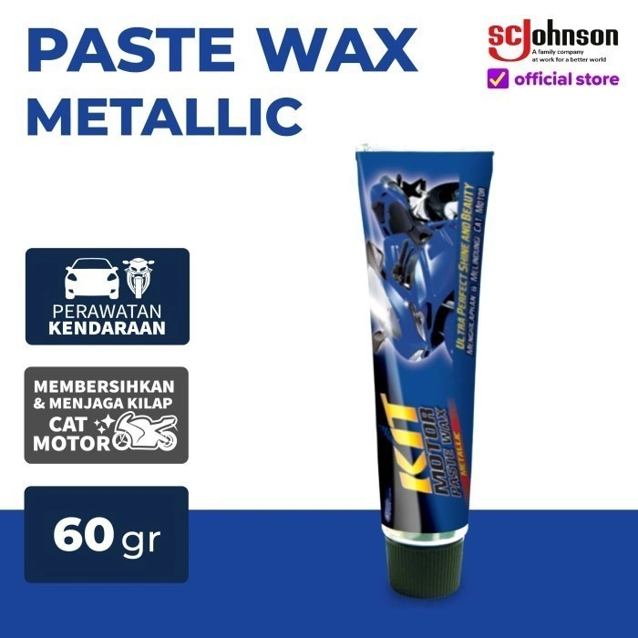 KIT Paste Wax Metallic Pengkilap Body Motor 60gr