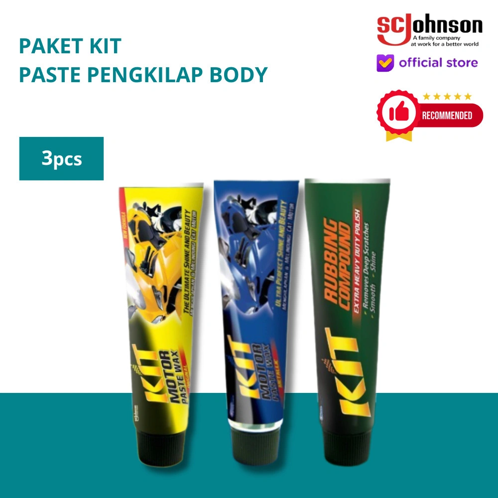 KIT Paket paste pengkilap body motor / perawatan motor