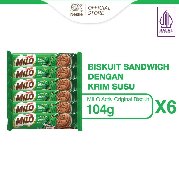 Milo Activ Original Biscuit x6