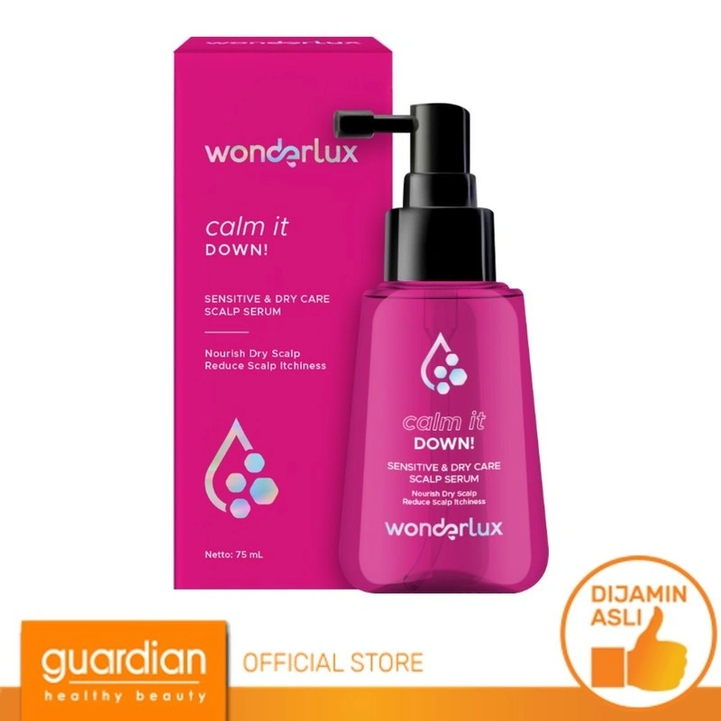 Wonderlux Calm It Down! Sensitive & Dry Care Scalp Serum 75Ml