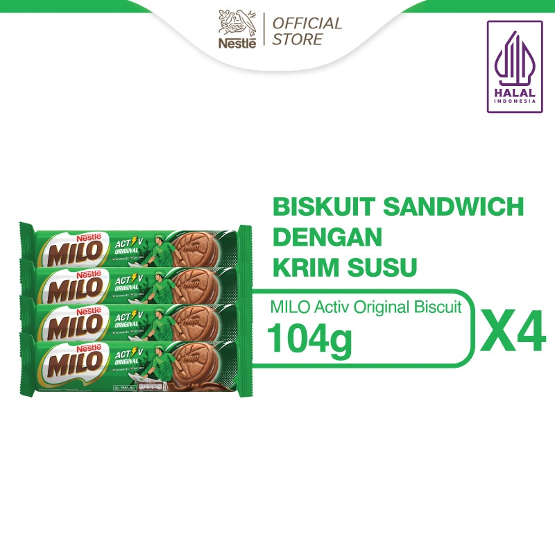 Milo Activ Original Biscuit x4