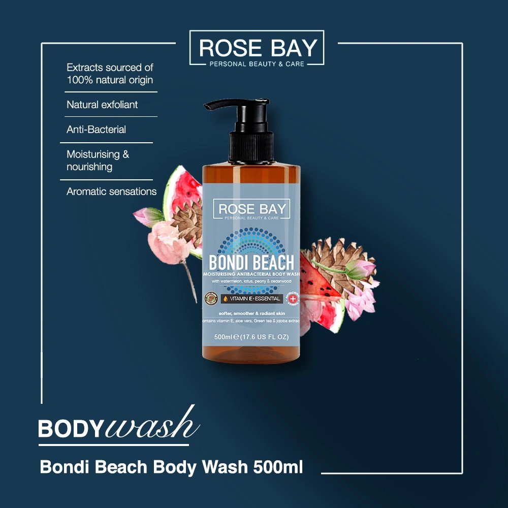 Suburb Rose Bay Bondi Beach Shower & Bath Gel - 500ml | Sabun Badan | Sabun Mandi