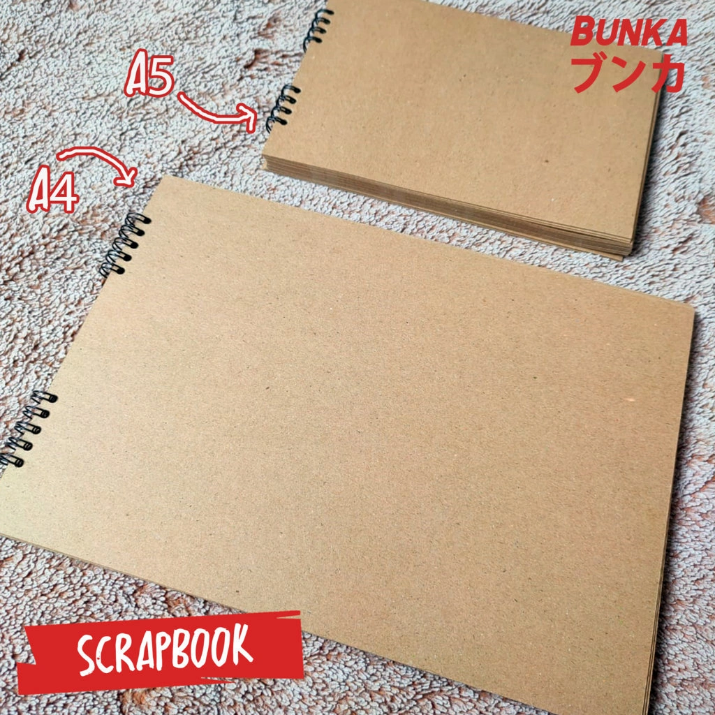 Scrapbook A4 A5 Aesthetic Album vintage buku catatan story book kado anniversary valentine cowok cewek murah