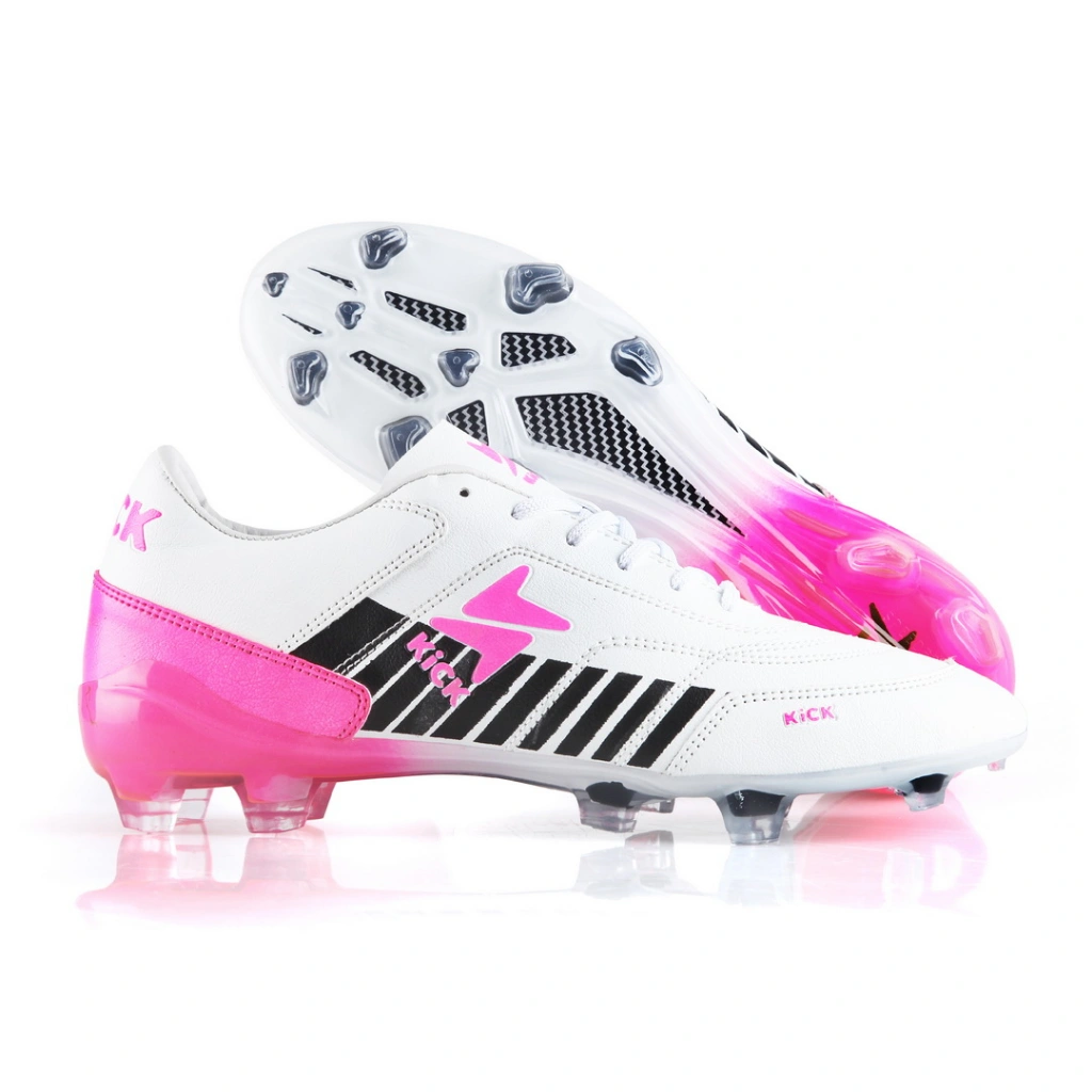 Kick Athletic Marker FG Sepatu Sepak Bola Original White Pink
