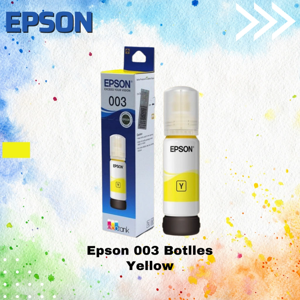 Tinta Printer Epson 003 Yellow Kuning Ink Printer L1110-L1210-L1250