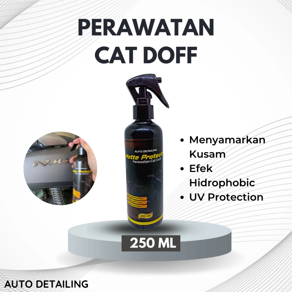 Matte Protection / Perawatan Cat Doff / Pengkilap Body Motor Doff / Efek Daun Talas