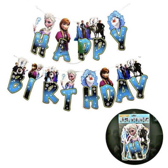 Banner HBD Frozen 2D