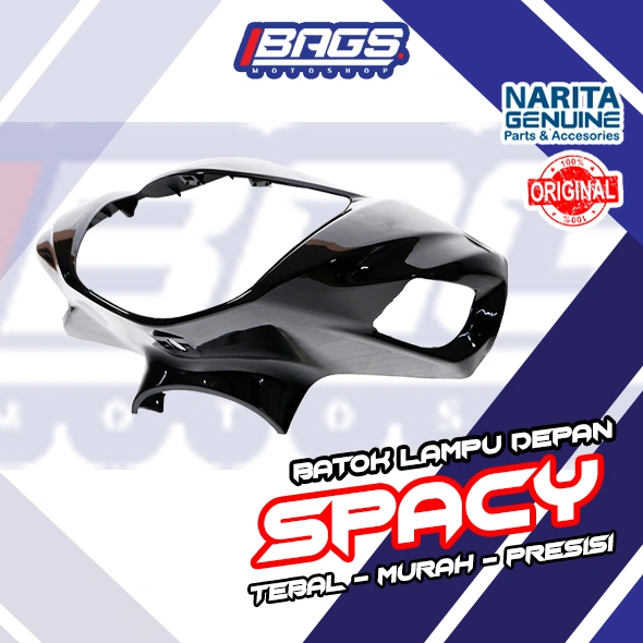 Batok Lampu Depan Belakang Honda Spacy Karbu Spacy Fi Hitam - MIKA KM ibgs