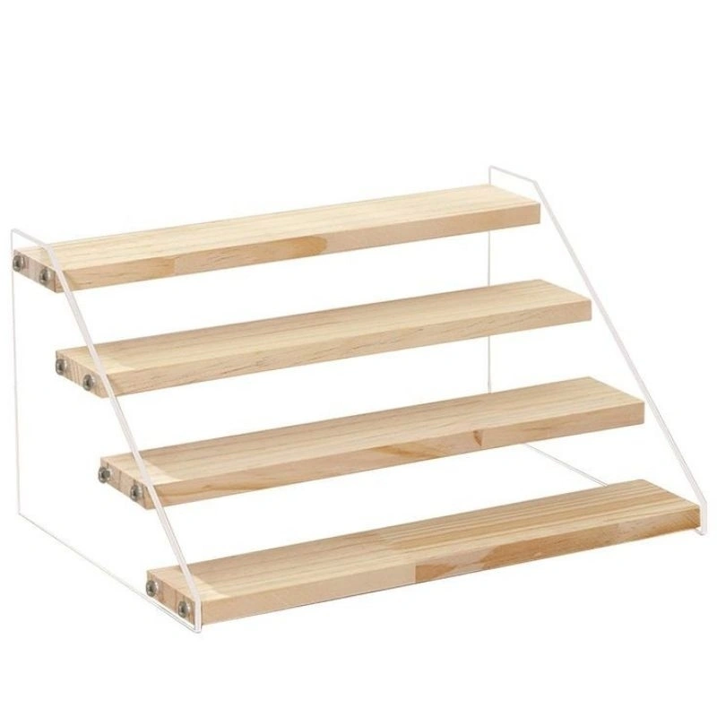 Rak parpum akrilik susun 4 /Rak cosmetik organizer/Rak mainan /Rak lipstik serbaguna