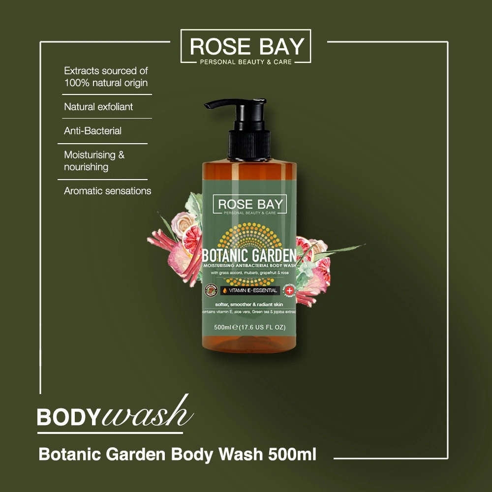 Suburb Rose Bay Botanic Garden Shower & Bath Gel - 500ml | Sabun Badan | Sabun Mandi