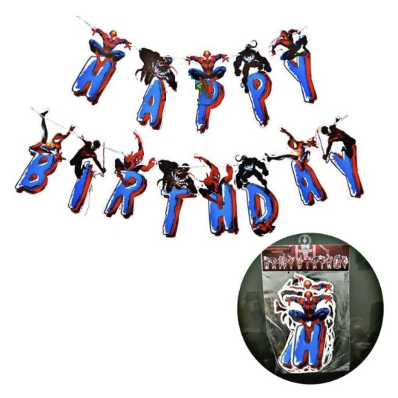 Banner HBD Spiderman 2D