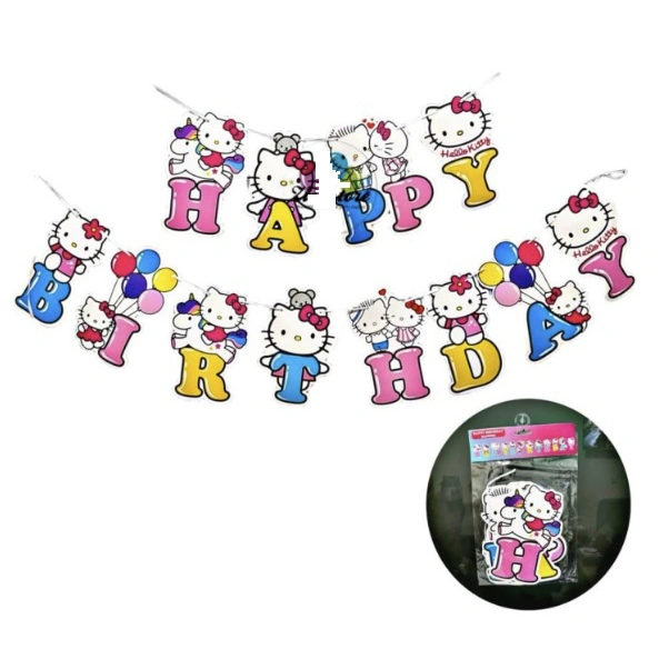 Banner HBD Hello Kitty 2D