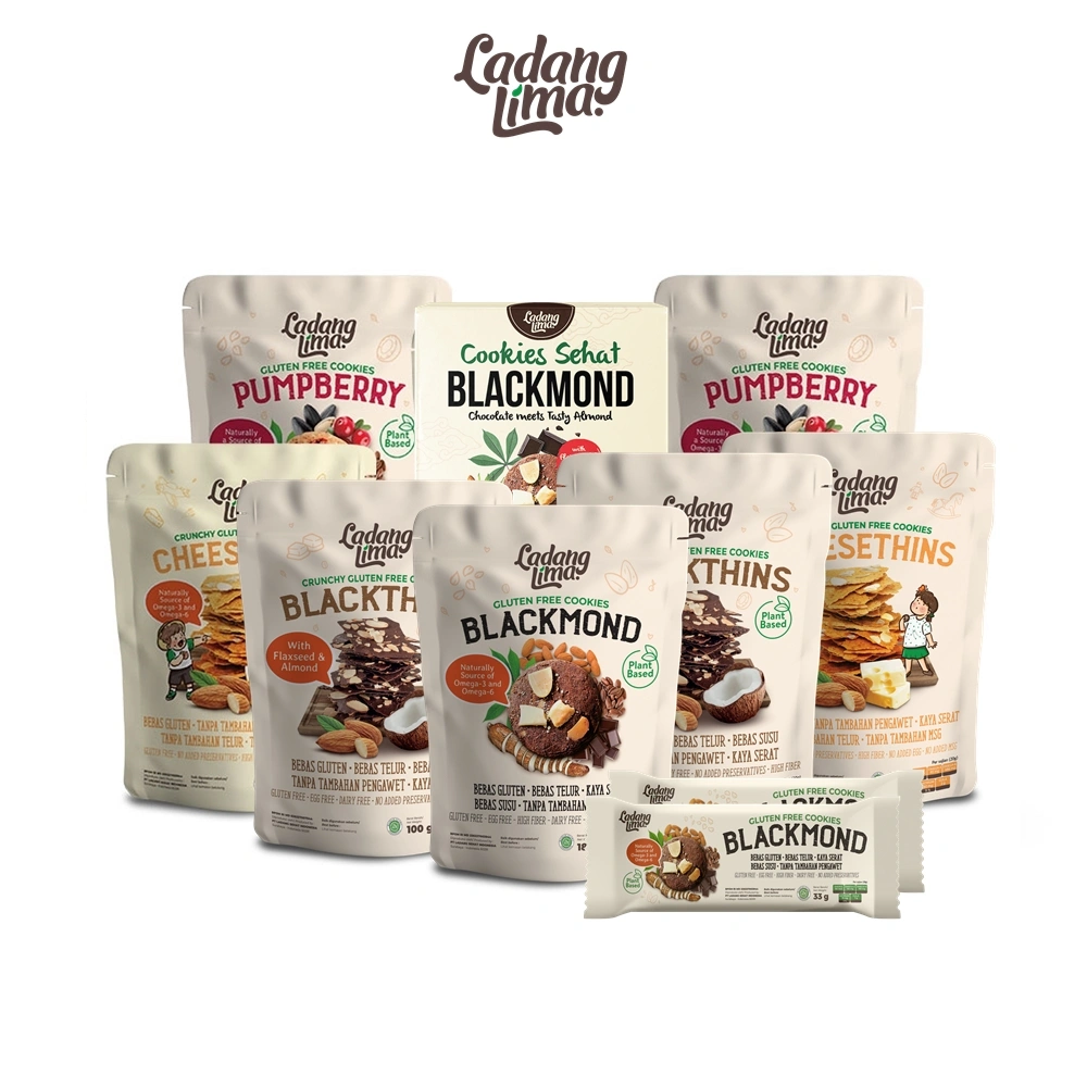 Healthy Cookies Gluten Free Ladang Lima  | Plant Based Cookies With Protein