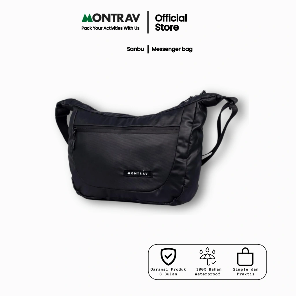 MONTRAV - Tas Selempang - Messenger Bag - Sling Bag - Sanbu