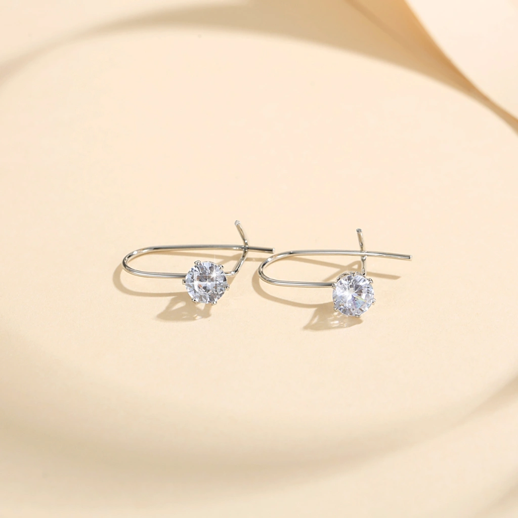 Lanme Jewelry Anting Tusuk Wanita Titanium Stainless Steel Berlian Fashion Perhiasan Wanita Anting Xuping Y143