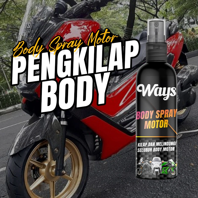 A002 | Pengkilap Body Motor Mobil Helm Semi Coating WAYS KIT Care - 100ml