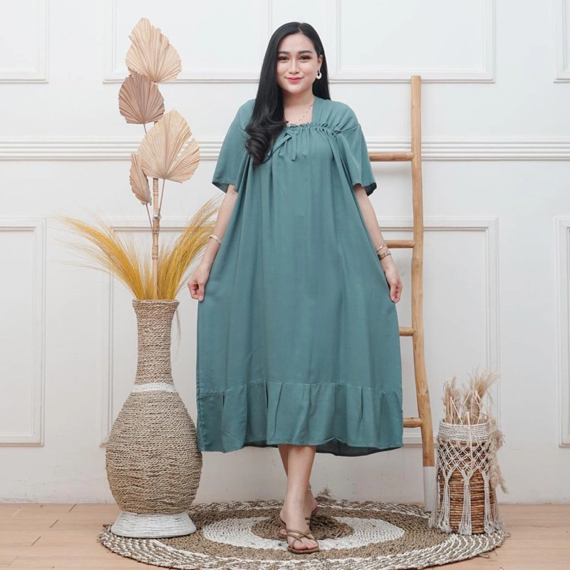 DASTER JUMBO LD 130 POLOS BUSUI HOMEDRESS | DASTER BATIK SUPER BAHAN RAYON PREMIUM DASTER LENGAN PENDEK DASTER BIG SIZE DASTER TERBARU 2023 LENGAN PENDEK DASTER KANCING SELUTUT DASTER BEST SELLER DASTER ANDIN JUMBO DASTER KANCING DASTER POLOS DRESS POLOS