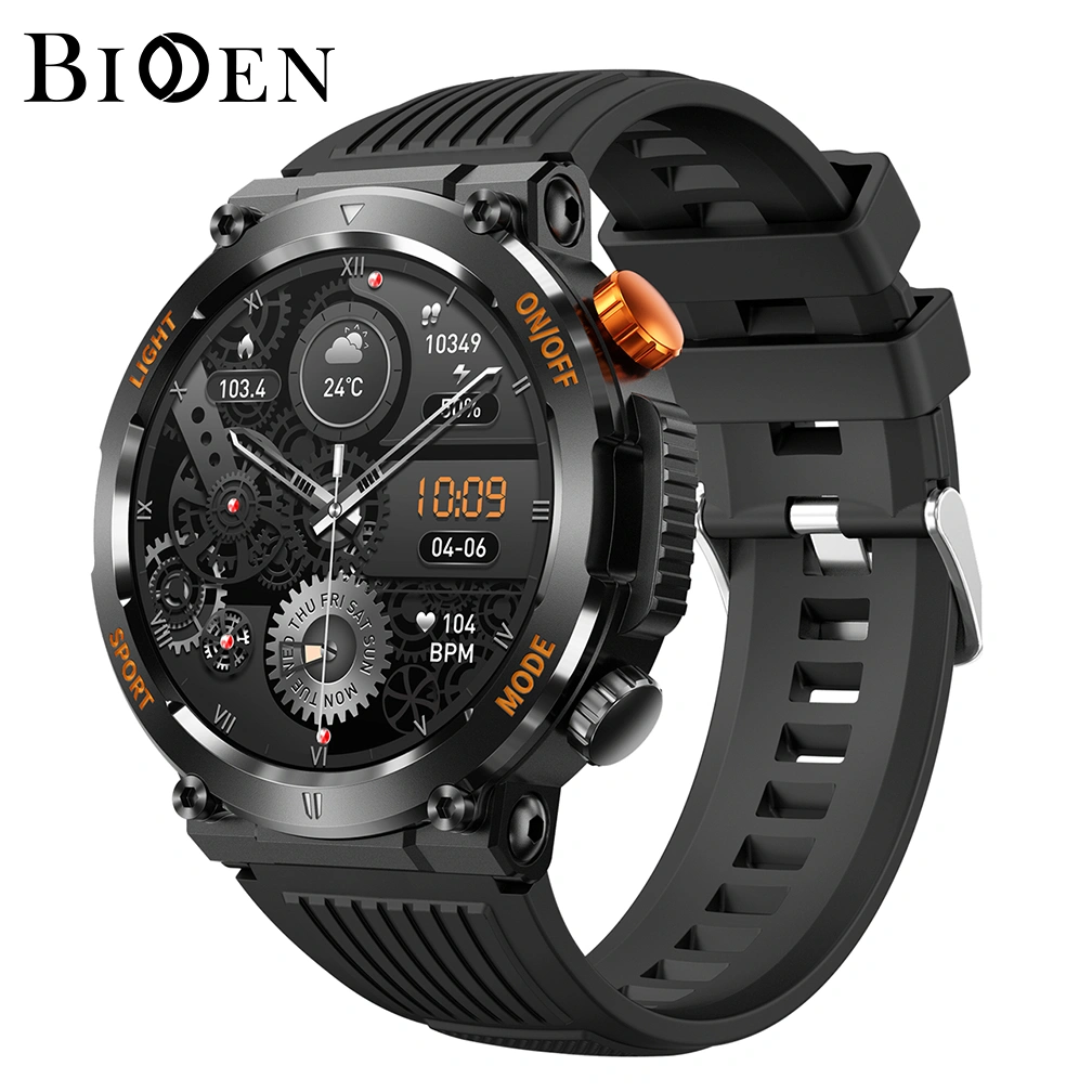 BIDEN Smartwatch HT17 Pria Fitness Trackers Music Multi-Sport Mode Message Reminder Camera Heart Rate Monitor
