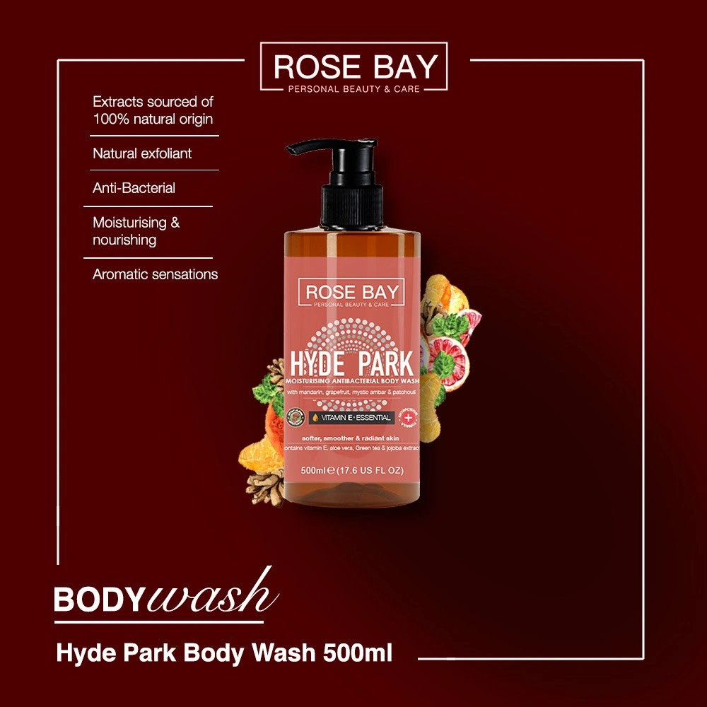Suburb Rose Bay Hyde Park Shower & Bath Gel - 500ml  | Sabun Mandi Body Wash