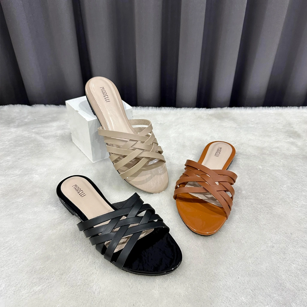 Marelli Sandal Wanita / Slides / Flats / Sandal Teplek Wanita - IZ 015