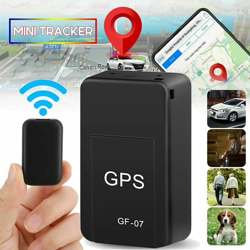 2pcs/GF07 Perangkat Pintar Alat Pelacak GPS Tracker Mini Pencari Lokasi Tracking Location Posisi Real Time Anti Lost Hilang Sistem Keamanan Untuk Kendaraan Mobil Car Motor Hewan Micro Gps Magnetik GSM GPRS Kecil Tersembunyi Monitoring Kendali Jarak Jauh