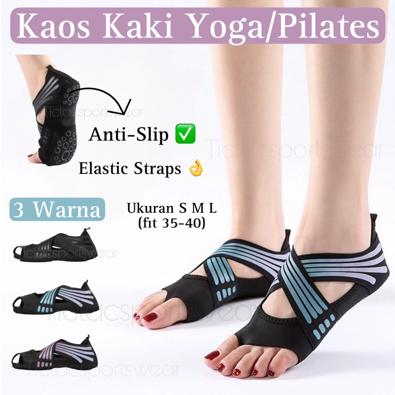 AVIA PILATES YOGA SOCKS SHOES KAOS KAKI / SEPATU PILATES