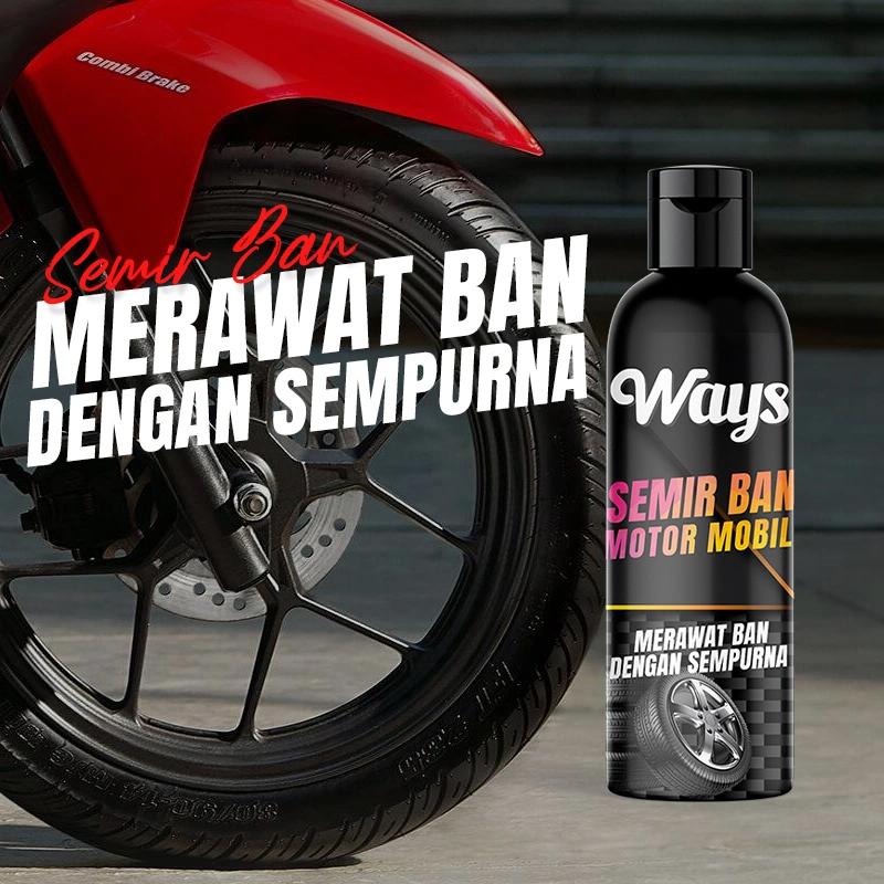 Premium Semir Ban Kendaraan Pengkilap Ban Motor Mobil