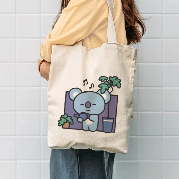 Tote bag Kanvas Motif BT21 / Tote Bag Kanvas Murah Premium