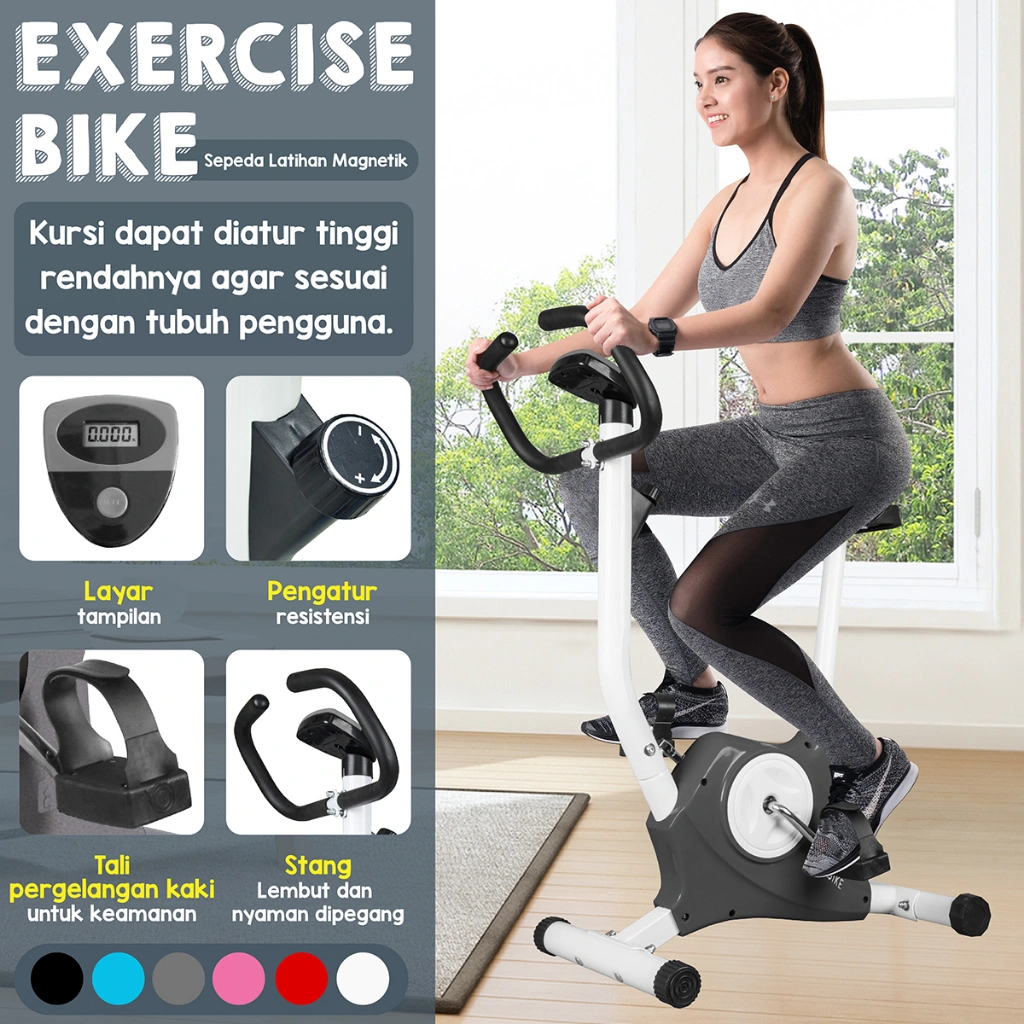 BG SPORT Sepeda Statis Fitness Spinning Bike Excerice YS02 Alat Gym Fitness Rumahan