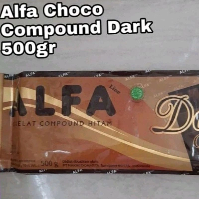 compound dark chocolate ALFA 500gr - 250gr /white compound alfa 250gt/coklat batangan ALFA/coklat blok/cokelat compound hitam 250gr/coklat batangan putih / coklat blok putih alfa