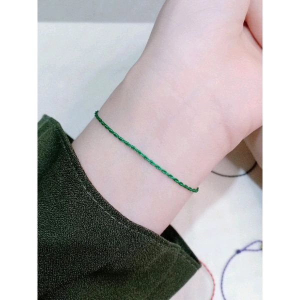Gelang Mini Elegan Tali Nylon tahan Air Kait Unik Motif Simpel Kekinian MN4